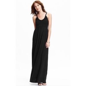 Old Navy black maxi dress